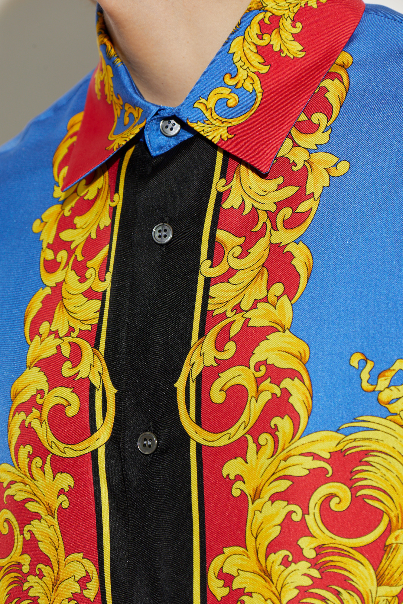 Multicolour Silk shirt with 